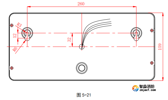 海灣GST-LD-8317 型氣體釋放警報(bào)器接線圖